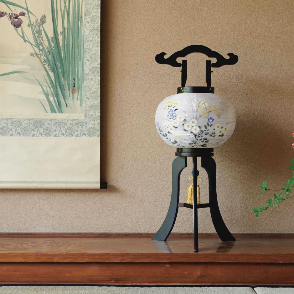 【未使用】次七 岐阜提灯 お盆 提灯 華仙10号 yumesaki_bt-an-366