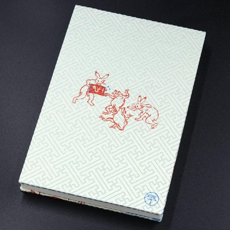 送料無料】御朱印帳 鳥獣戯画（水色） | 京都ちせんストア