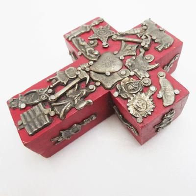 十字架　ウォールデコ　ウォールアート　メキシコ雑貨　壁飾り　ミラグロクロス 十字架 ウォールデコ ウォールアート メキシコ雑貨 壁飾り