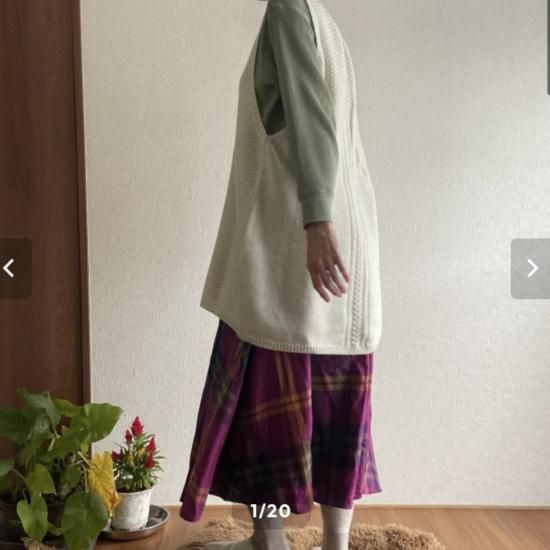 ウールトリコチンオーナメントボタンベスト ウールトリコチンオーナメントボタン ベスト