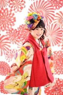 おしゃれなアンティーク着物復刻七五三女児<販売品> おしゃれなアンティーク着物復刻七五三女児<販売品>