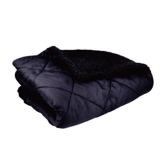 hokotto 極厚裏ボア 4WAYブランケット 80×125cm(ブラック hokotto 極厚裏ボア 4WAYブランケット 80×125cm(ブラック
