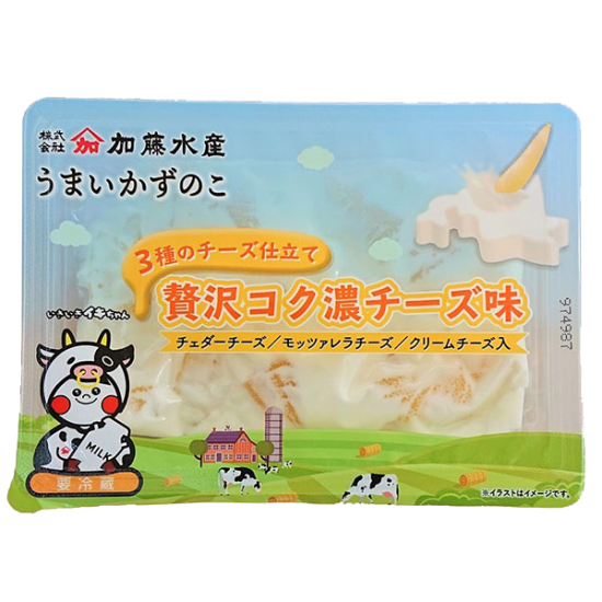 うまいかずのこ 贅沢コク農チーズ味 70g 12個入 冷凍 株式会社 加藤水産 公式 オンラインショップ