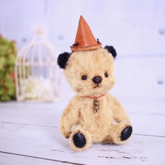 くま様ベージュ1サロペット くま様ベージュ1サロペット BABY】2025新作 クマ柄デニム