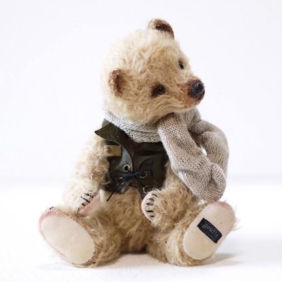 くまこのベア　チーベア　濃茶ショートモヘア 10月ゲスト作家紹介】 tiny company様 @tiny0718 ⚫︎ブランド