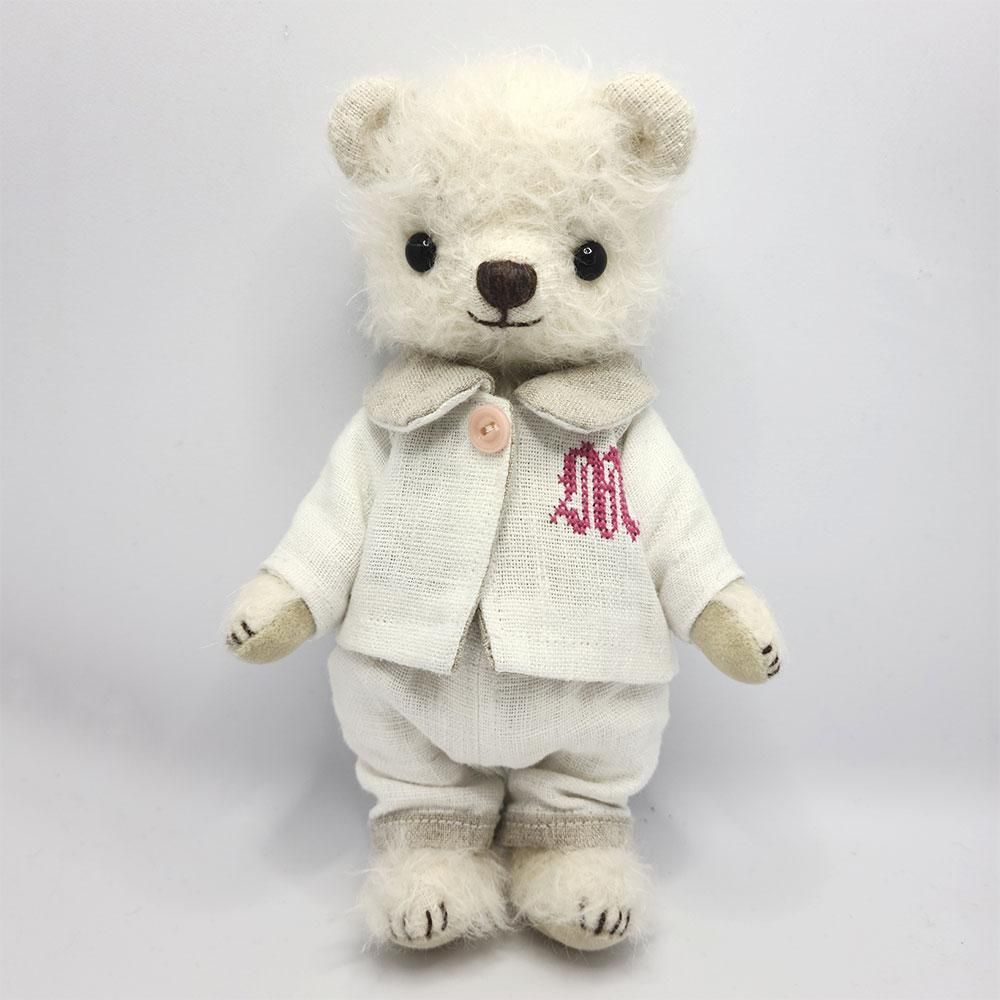 うさぎ着ぐるみの仔熊 アーティストベア テディベア ぬいぐるみ