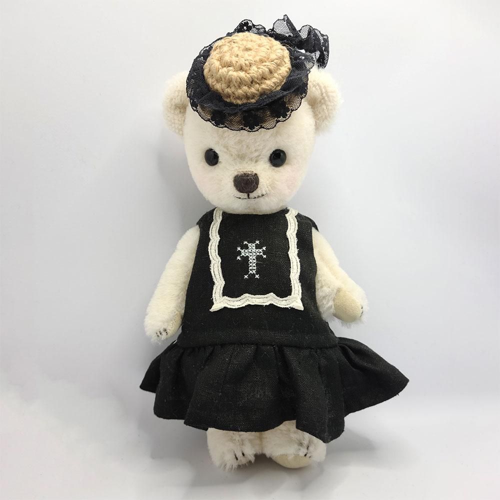 ◇handmade misso◇黒でおめかしベアちゃん - lintupuu ◇handmade misso◇黒でおめかしベアちゃん - lintupuu