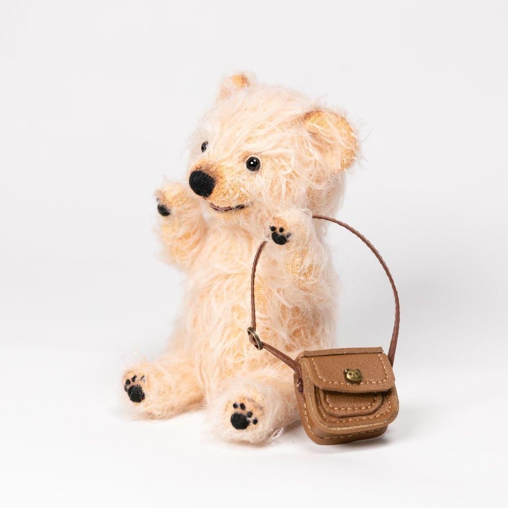 売れ筋アイテムラン ◇76Bear◇オープンマウスのおでかけミニくまさん - lintupuu あみぐるみ