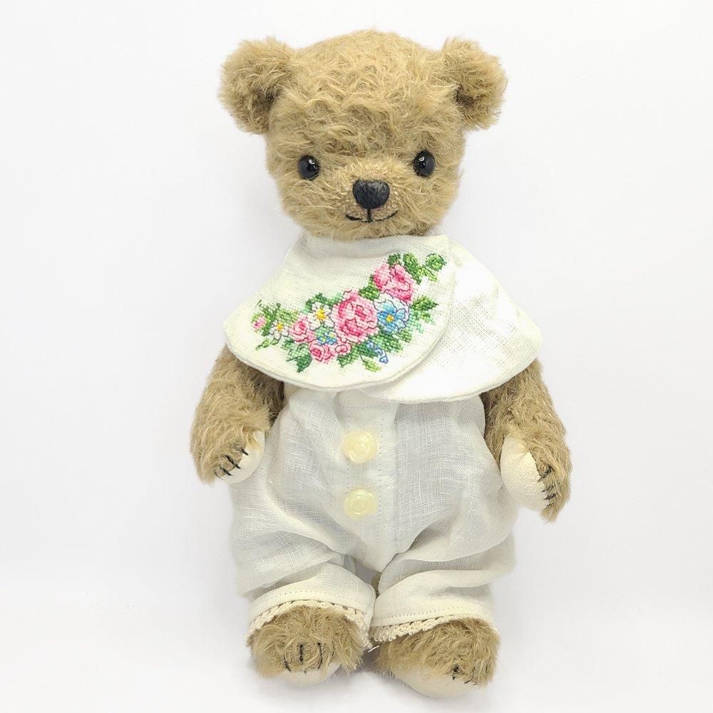 ◇handmade misso◇夏のブルーコーデのベアちゃん - lintupuu