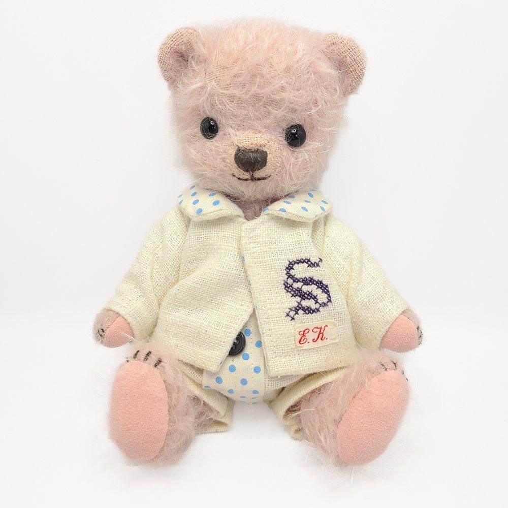 misso bear 手作りテディベア ◇handmade misso◇パンツスタイルのベアちゃん(セットアップ