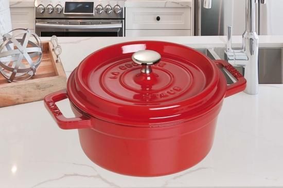 staub ココット　ラウンド　20cm チェリー