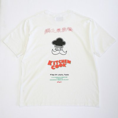 【予約受注】 KITCHEN COOK × Laugh & Be...  Charity T-Shirts - WHITE