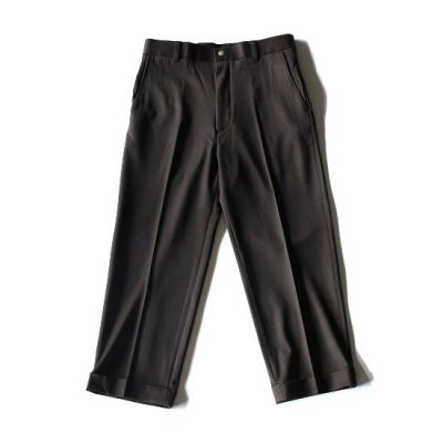 Willow Pants (ウィローパンツ) / P-009 WOOL STRECH PANTS - D.BROWN
