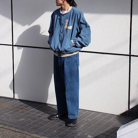 FARAH(ファーラー) / Two-tuck Wide Tapered Pants - INDIGO