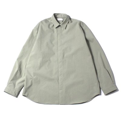 PERS PROJECTS (パースプロジェクト) / HARVEY FF LS SHIRTS - SAGE GREEN
