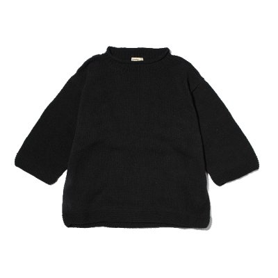 macmahon knitting mills×it’s inconspicuous presence (Niche. ニッチ) / Roll Neck KNIT (SOLID) - BLACK