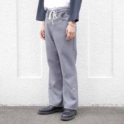 go-getter (ゴーゲッター) × Rooster King / REMAKE STUDDED PANTS - #2