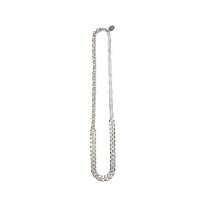 NOC (エヌオーシー) / SWITCHING CHAIN NECKLACE (WIDE) - SILVER