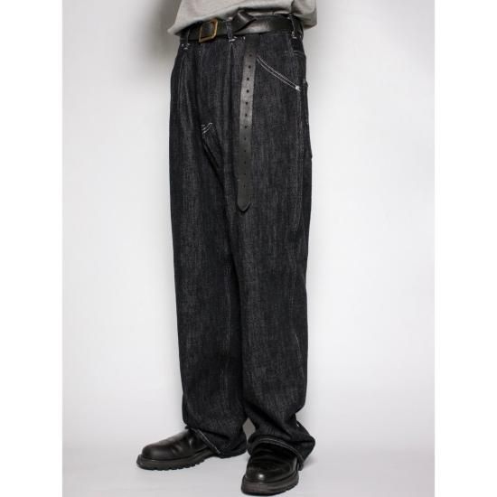 Willow Pants ウィローパンツ / P PAINTER PANTS   BLACK DENIM