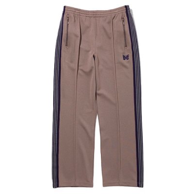 Needles (ニードルス) / TRACK PANT (POLY SMOOTH) - TAUPE