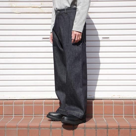 スタジオニコルソン PUCH SELVEDGE DENIM PANT