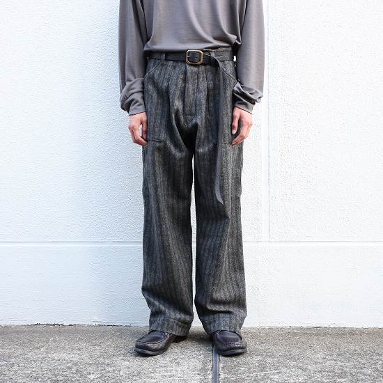 Willow Pants (ウィローパンツ) / P001 PANTS - CHACOAL ST