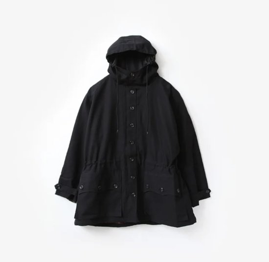 PORTRAITE (ポートレイト) / Hooded Jacket - BLACK CANVAS