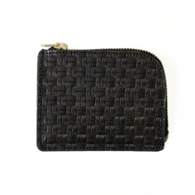 Rooster king & co. × KNOCK OUT / L PURSE - BLACK