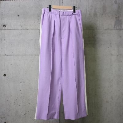 <img class='new_mark_img1' src='https://img.shop-pro.jp/img/new/icons23.gif' style='border:none;display:inline;margin:0px;padding:0px;width:auto;' />saby (Х)/ TUCK BAGGY PANTS (US Dry Twill) - LAVENDER