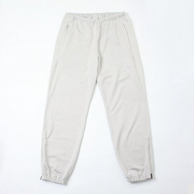 Needles (ニードルス) / Zipped Sweat Pant (C/Pe Bright Jersey) - ICE WHITE