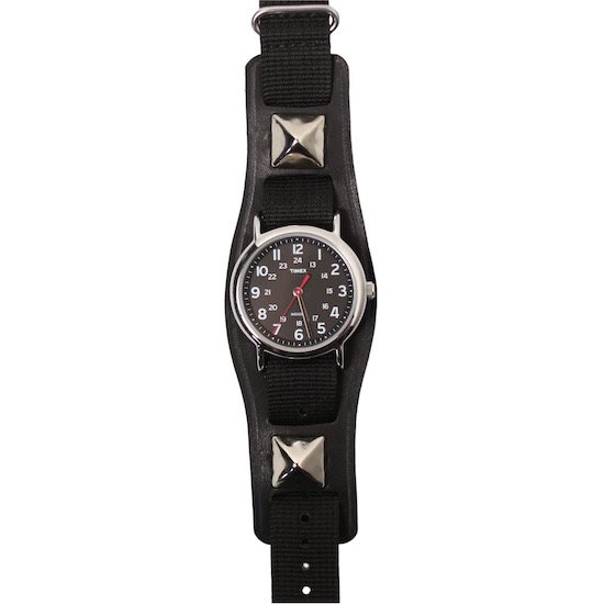 Roosterking & Co. (ルースターキング) / Leatehr Base With TIMEX - BLACK/BLACK