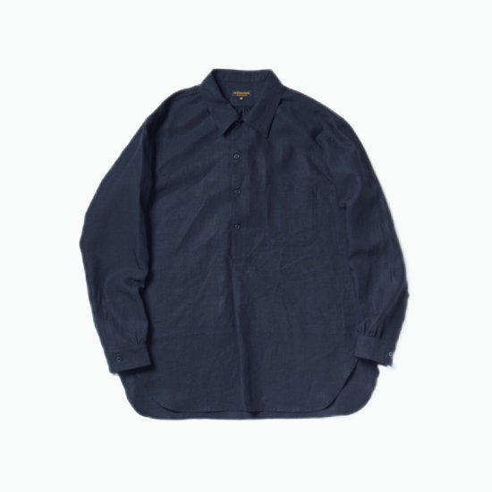 A VONTADE (アボンタージ) / Pullover Shirts L/S - NAVY  LINEN
