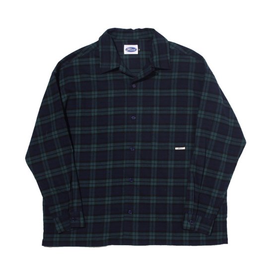 <img class='new_mark_img1' src='https://img.shop-pro.jp/img/new/icons13.gif' style='border:none;display:inline;margin:0px;padding:0px;width:auto;' />Froud (Ϥ) /  PAJAMA SHIRTS - GREEN CHECK