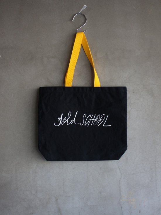 <img class='new_mark_img1' src='https://img.shop-pro.jp/img/new/icons13.gif' style='border:none;display:inline;margin:0px;padding:0px;width:auto;' />GOLD SCHOOL (ɥ / CANVAS TOTE BAG - BLACK / YELLOW