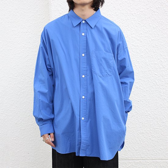 FreshService (フレッシュサービス) | CORPORATE UNIFORM L/S SHIRT - BLUE:  余白あるデザインと耐えうる生地 - KNOCK OUT 247