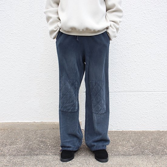 refomed (リフォメッド) / 10 WASH SWEAT PANTS - NAVY | 着古した風合いを表現したスエットパンツ - KNOCK  OUT 247