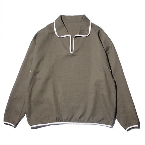 PHINGERIN(フィンガリン) | PIPE TOP SKIPPER LS GAUZE - OLIVE - KNOCK OUT 247