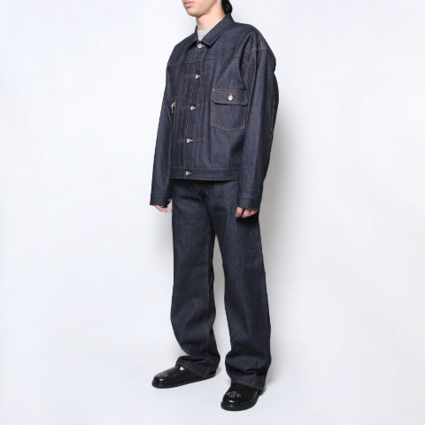 DAIRIK Rigid ストレートデニム | INDIGO - KNOCK OUT 247 DAIRIK Rigid ストレートデニム | INDIGO - KNOCK OUT 247