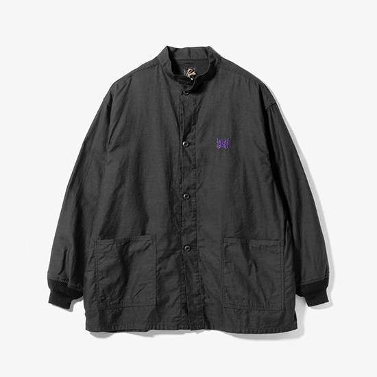 Needles (ニードルス)/ S.C. Army Shirt (Back Sateen) - BLACK