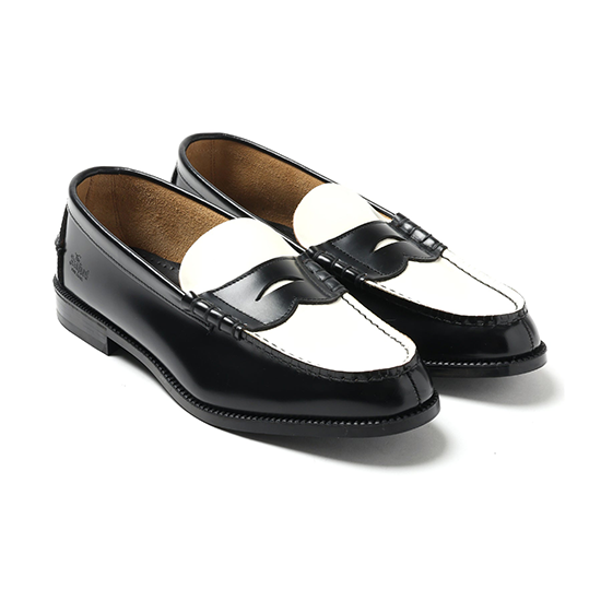 THE KENFORD FINESHOES COIN LOAFERS | ブラック×ホワイト THE KENFORD FINESHOES COIN LOAFERS | ブラック×ホワイト
