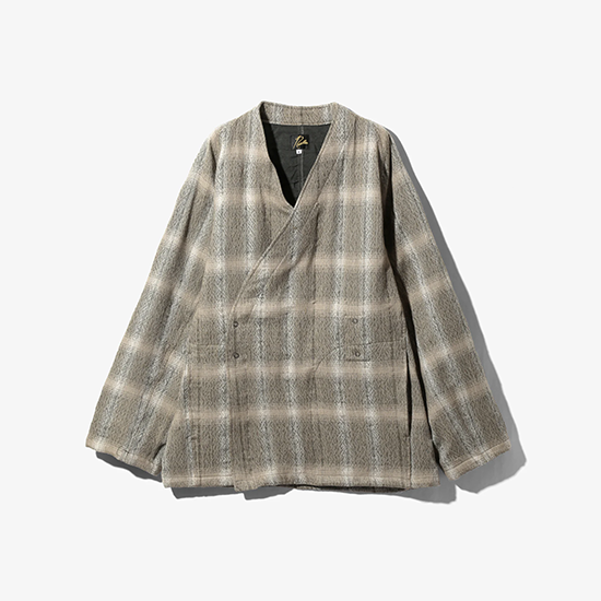 <img class='new_mark_img1' src='https://img.shop-pro.jp/img/new/icons23.gif' style='border:none;display:inline;margin:0px;padding:0px;width:auto;' />Needles (ˡɥ륺) / SAMUE JACKETW/PE PLAID DOUBLE JQ.- OLIVE