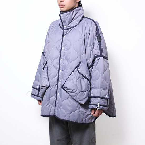 フィンガリン FUTON QUILT COAT | ライラック - KNOCK OUT 247 フィンガリン FUTON QUILT COAT | ライラック - KNOCK OUT 247