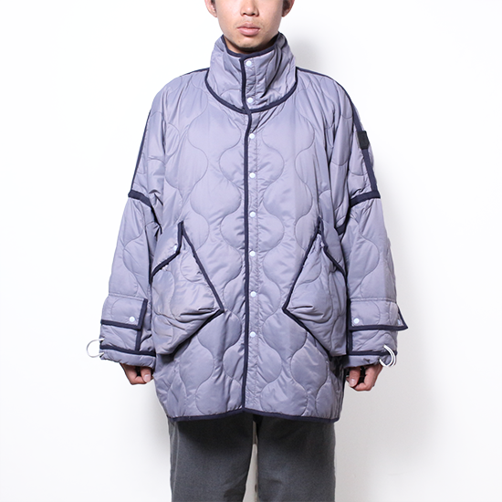 フィンガリン FUTON QUILT COAT | ライラック - KNOCK OUT 247 フィンガリン FUTON QUILT COAT | ライラック - KNOCK OUT 247