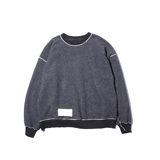<img class='new_mark_img1' src='https://img.shop-pro.jp/img/new/icons13.gif' style='border:none;display:inline;margin:0px;padding:0px;width:auto;' />HESTRADA Gee-Wiz (ȥ) / REV CREW SWEAT - BLACK
