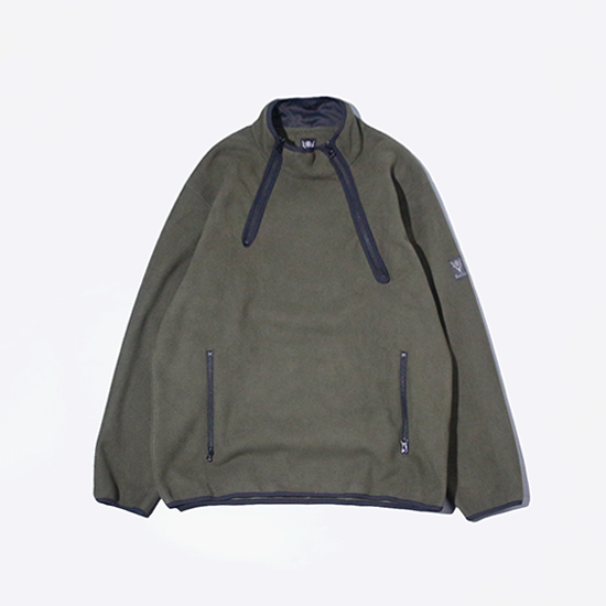 <img class='new_mark_img1' src='https://img.shop-pro.jp/img/new/icons23.gif' style='border:none;display:inline;margin:0px;padding:0px;width:auto;' />South2West8 (ġȥ) / PADDLING JACKET (POLY FLEECE) - OLIVE