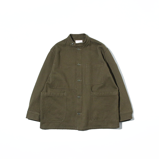 WORK STAND COLLAR JACKET | YOKO SAKAMOTO - KNOCK OUT 247 WORK STAND COLLAR JACKET | YOKO SAKAMOTO - KNOCK OUT 247
