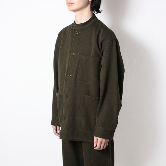 WORK STAND COLLAR JACKET | YOKO SAKAMOTO - KNOCK OUT 247 WORK STAND COLLAR JACKET | YOKO SAKAMOTO - KNOCK OUT 247