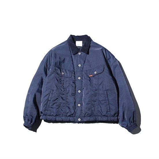 <img class='new_mark_img1' src='https://img.shop-pro.jp/img/new/icons13.gif' style='border:none;display:inline;margin:0px;padding:0px;width:auto;' />refomed (եå) / DOKA NYLON JACKET - NAVY