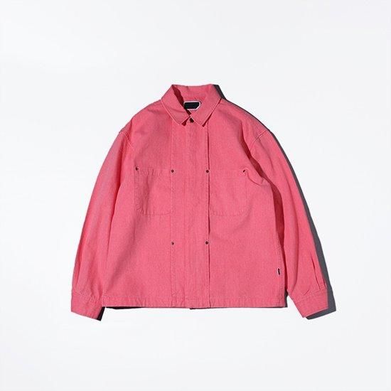 <img class='new_mark_img1' src='https://img.shop-pro.jp/img/new/icons13.gif' style='border:none;display:inline;margin:0px;padding:0px;width:auto;' />PHINGERIN(ե󥬥) / RIVET WORK SHIRT - PINK