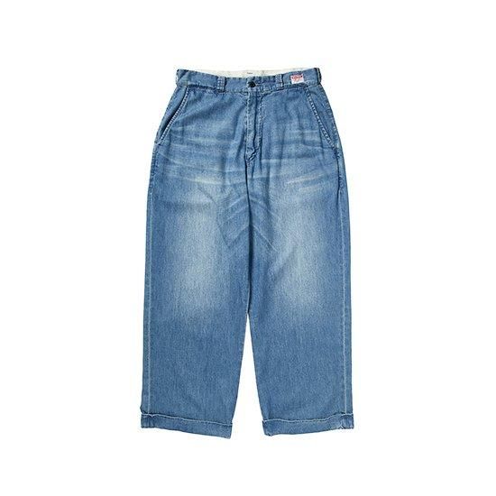 <img class='new_mark_img1' src='https://img.shop-pro.jp/img/new/icons13.gif' style='border:none;display:inline;margin:0px;padding:0px;width:auto;' />N.HOOLYWOOD(̥ϥꥦå) / 2251-PT40-029-W BIG MAC DENIM TOROUSER - BLUE
